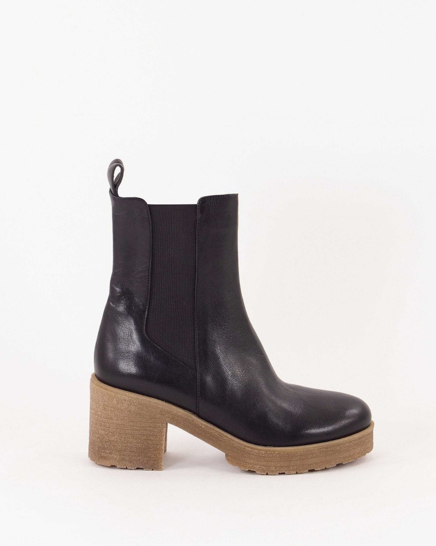 Shoes Sessùn | Artwood Black Leather