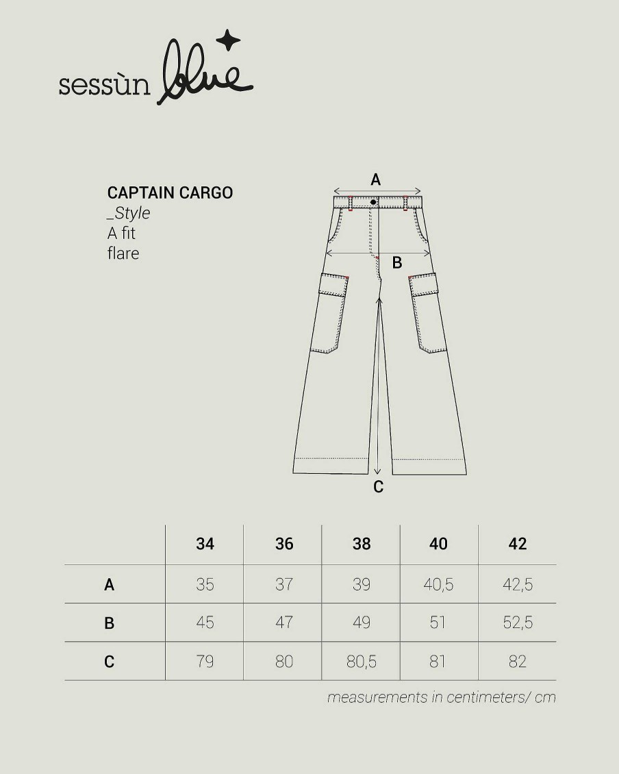 Pants Sessùn | Captain Cargo Macchiato