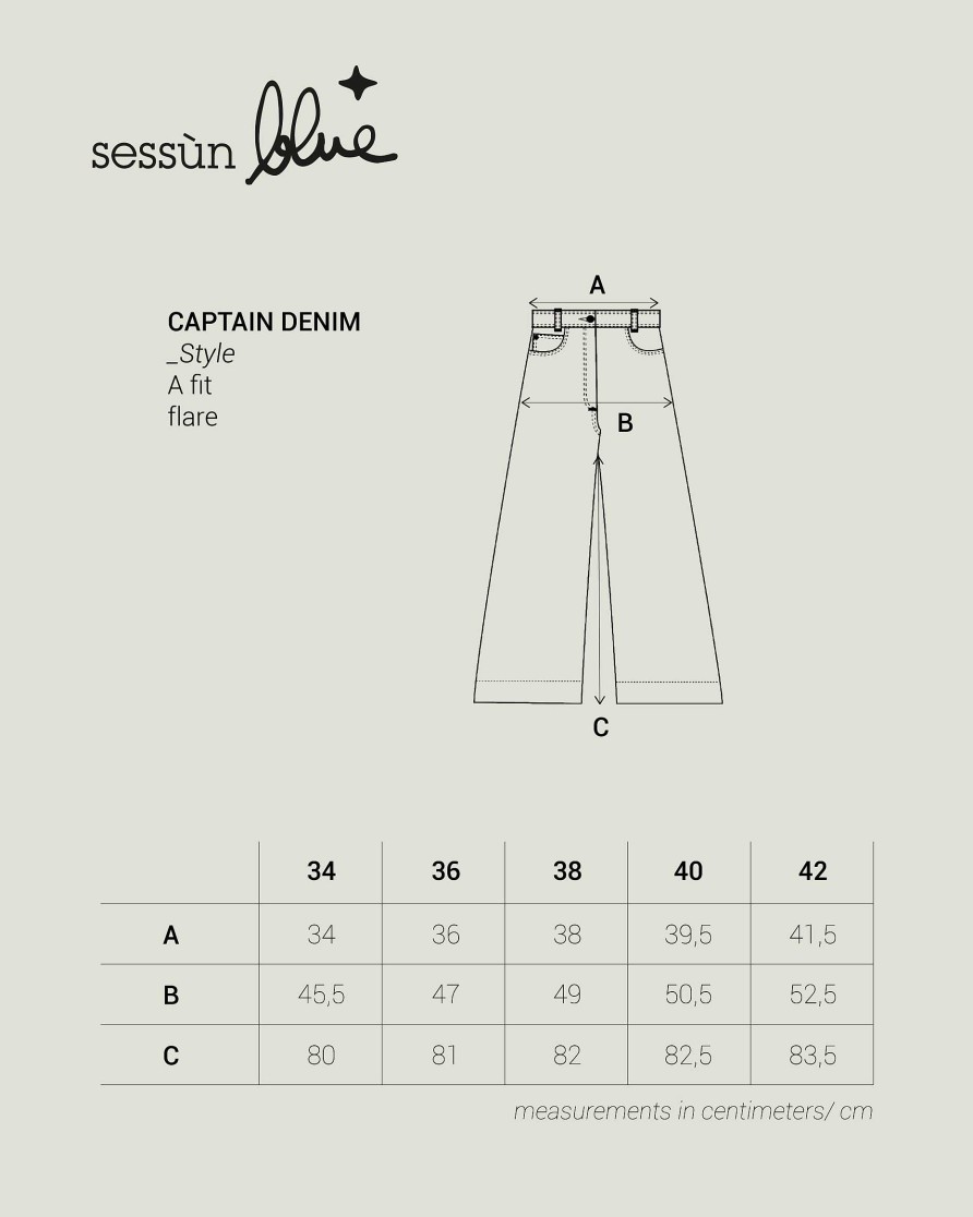 Pants Sessùn | Captain Denim Vintage Blue