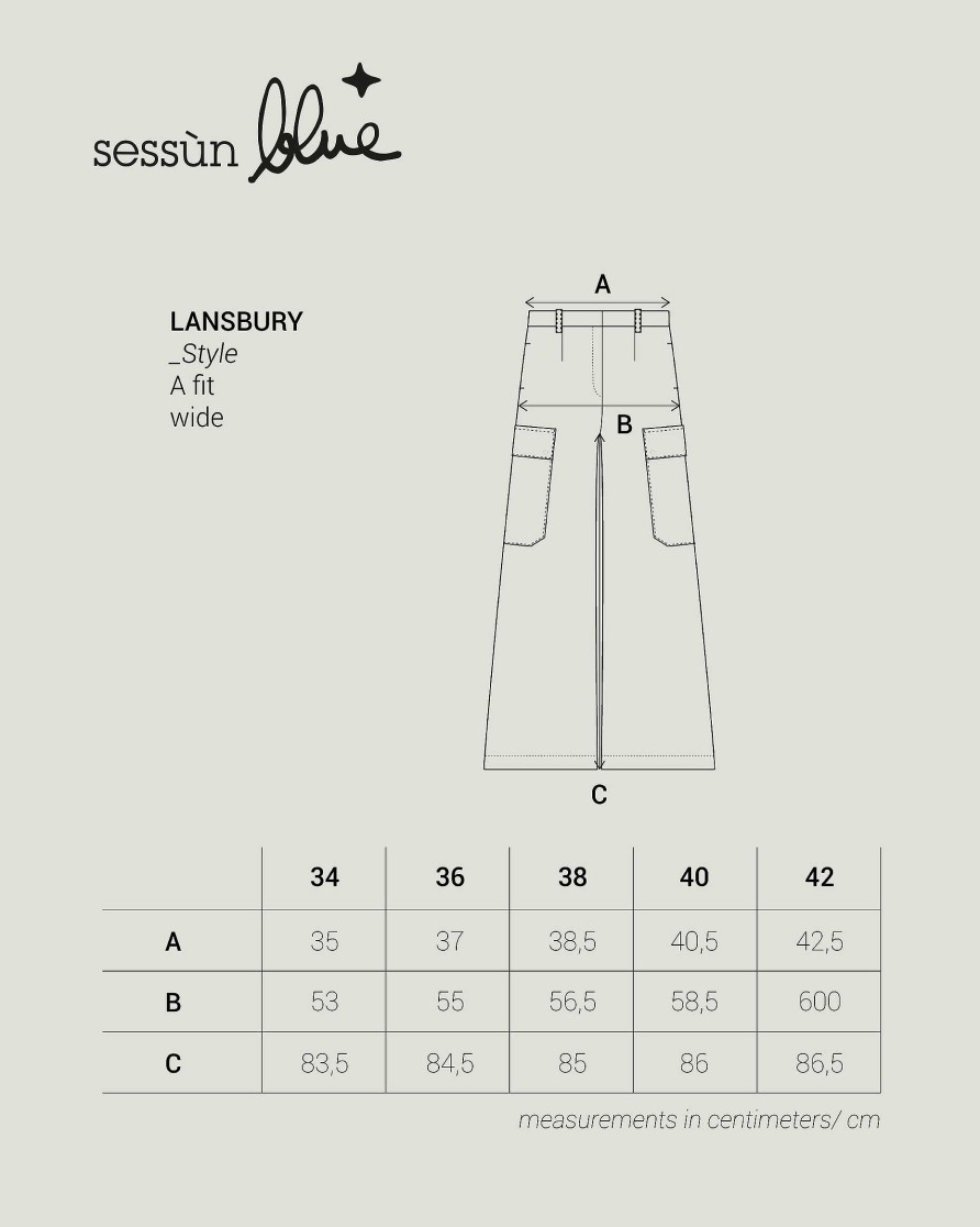 Pants Sessùn | Lansbury Orient Blue