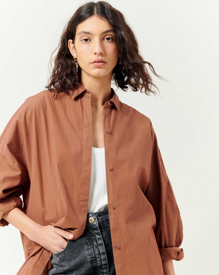 Shirts And Blouses Sessùn | Fuji Mid Grey