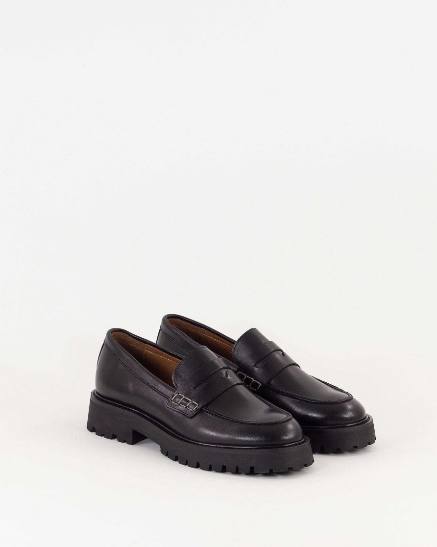 Shoes Sessùn | Barcelo Black Leather