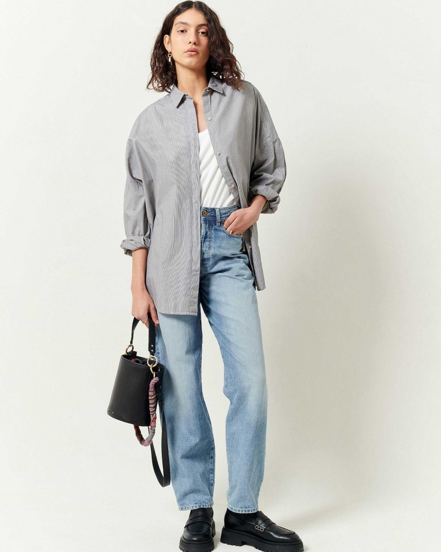 Shirts And Blouses Sessùn | Fuji Mid Grey