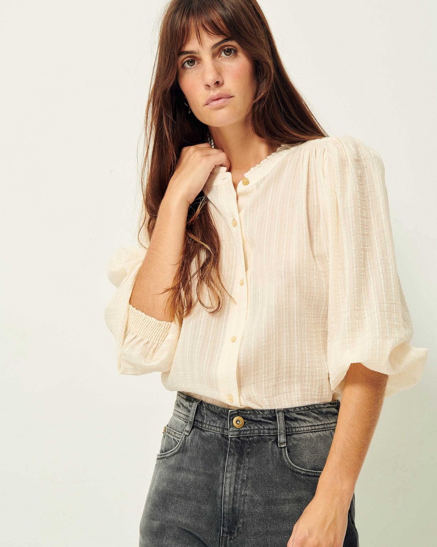 Shirts And Blouses Sessùn | Amalia Fleur De Sel